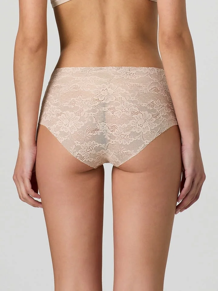 Jadea S, M, L, XL италиански черни, бежови безшевни дантелени дълбоки бикини безшевен дантелен слип — снимка 4