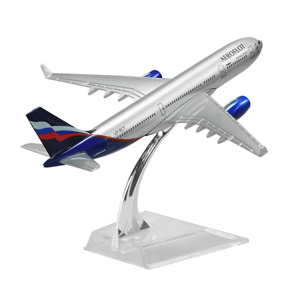 Еърбъс 330 самолет модел макет Аерофлот метален A330 Русия — снимка 4