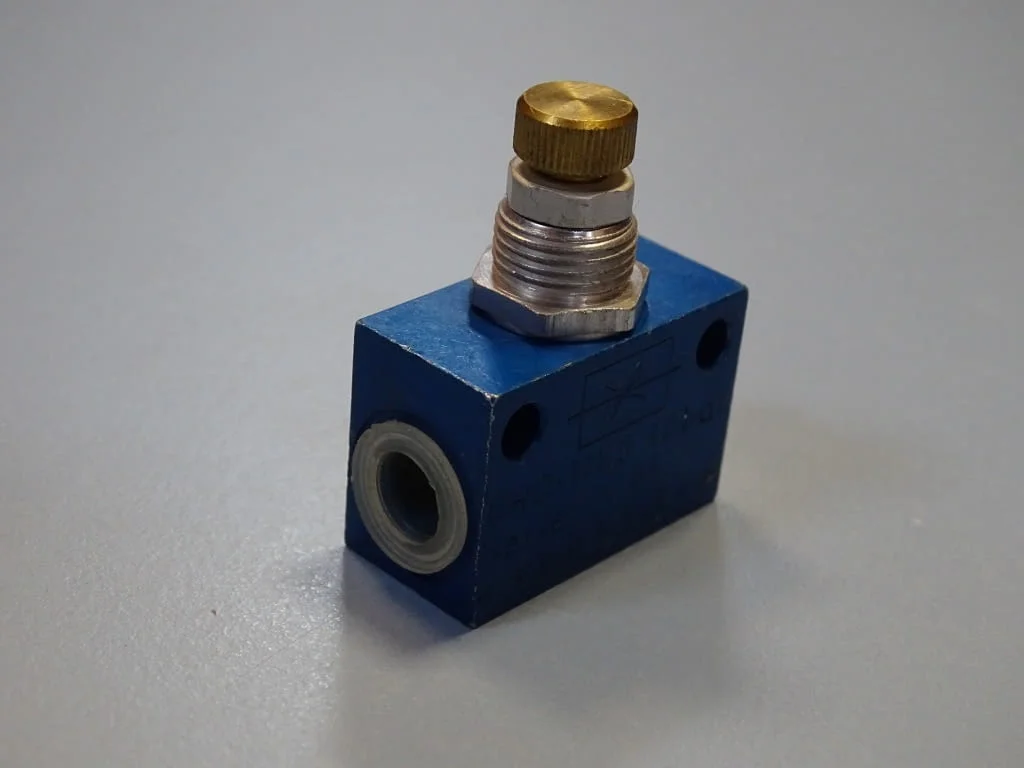 Вентил за контрол на потока Festo GRO-1/8 Flow Control Valve 0-10Bar — снимка 4