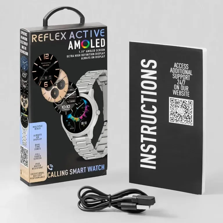 Смарт часовник Reflex Active Series 31 Amoled с Bluetooth, 1,19'', за Android и IOS — снимка 7