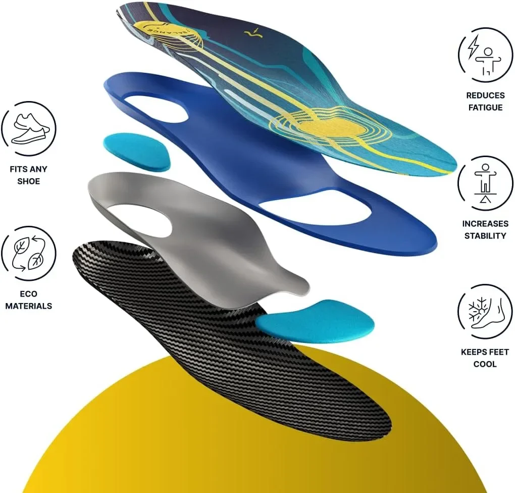 Стелки за спорт и ежедневие Step Balance (UK 7 / EU 40), ортопедична поддръжка на свода — снимка 7