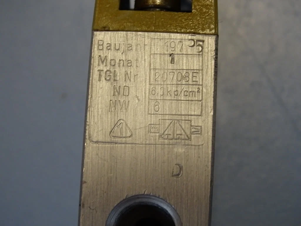 Пневматичен краен изключвател ORSTA NW6 pneumatic limit switch TGL 20708/E — снимка 4