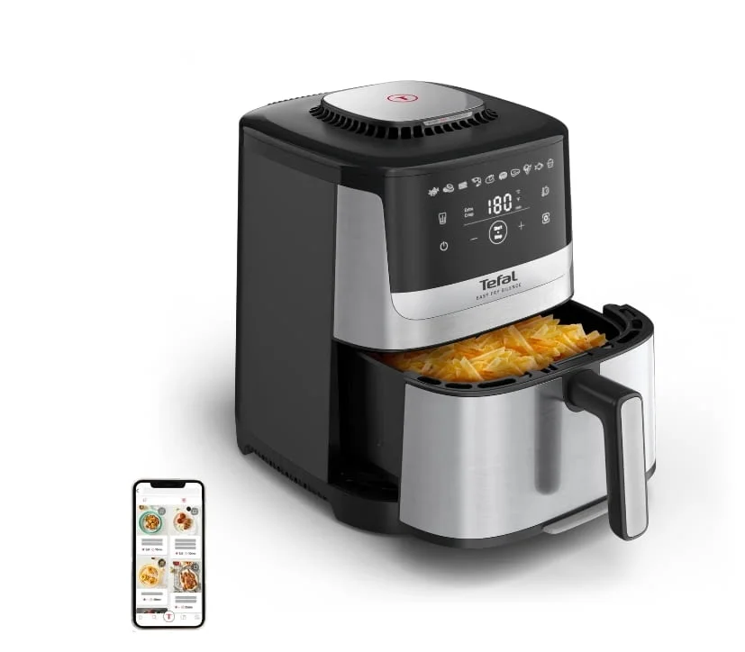 Уред за здравословно готвене, Tefal EY552DE0 Fry Easy Fry Silence Xl Ss Eu — снимка 2