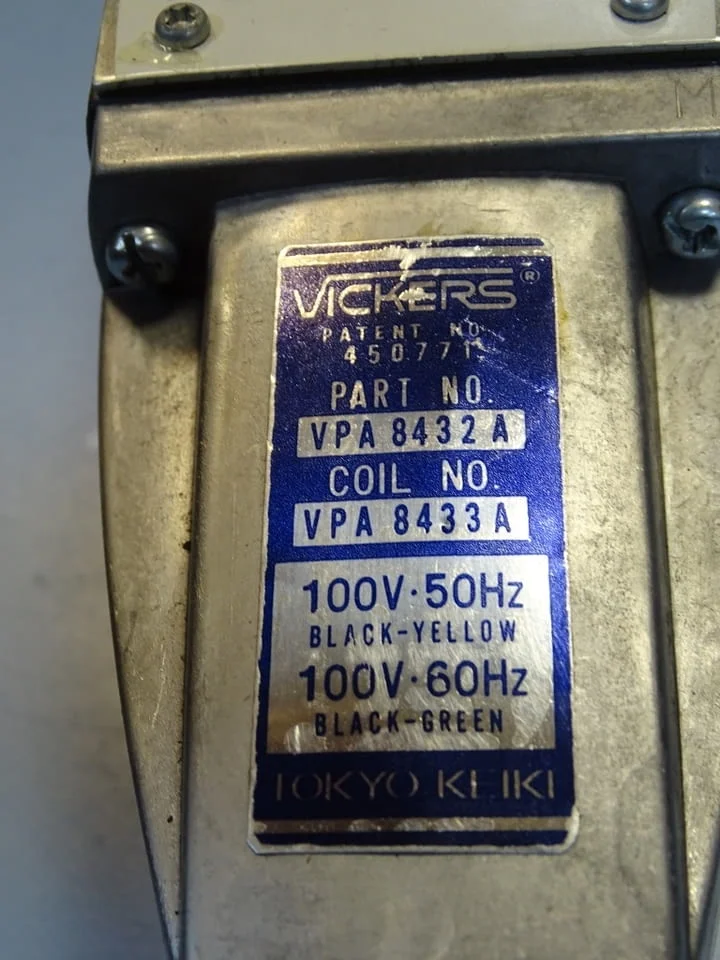 Хидравличен разпределител Vickers DG4S4-12A-50-JA directional valve 100V — снимка 4