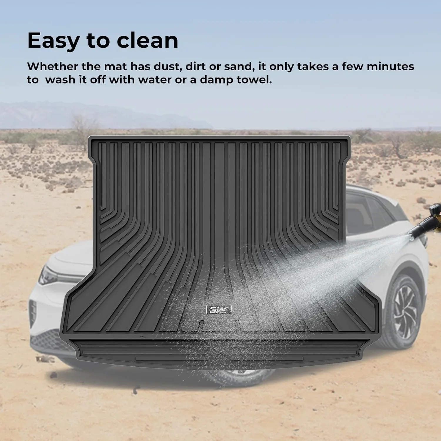 3W Auto-life стелка за багажник (TPE) за Volkswagen ID.4 2021–2024 — снимка 5