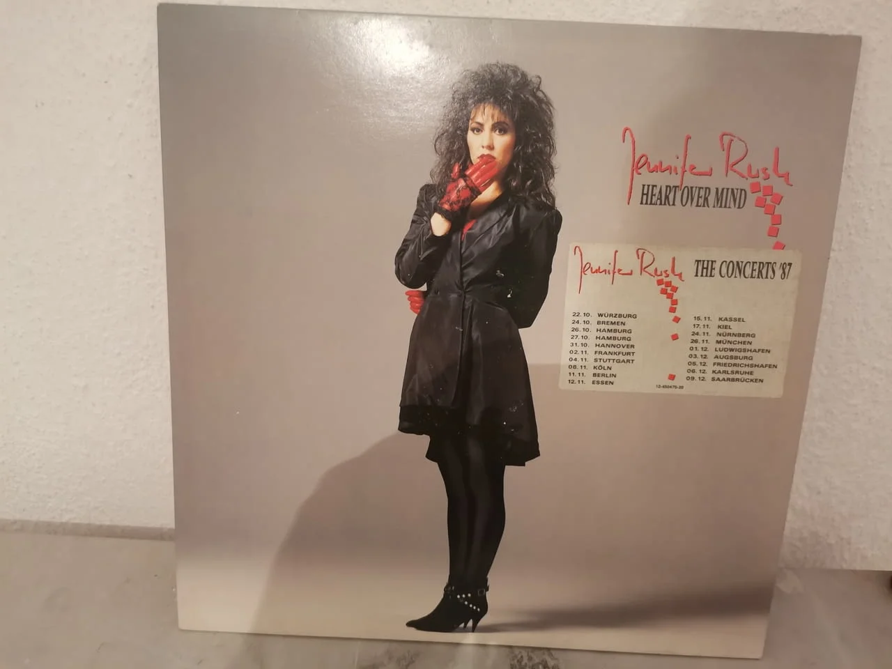 Jennifer Rush - Heart Over Mind LP 1987