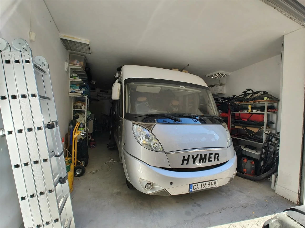 Кемпер HYMER B614 SL Lang 2009 - интегриран клас А, богато оборудван — снимка 4