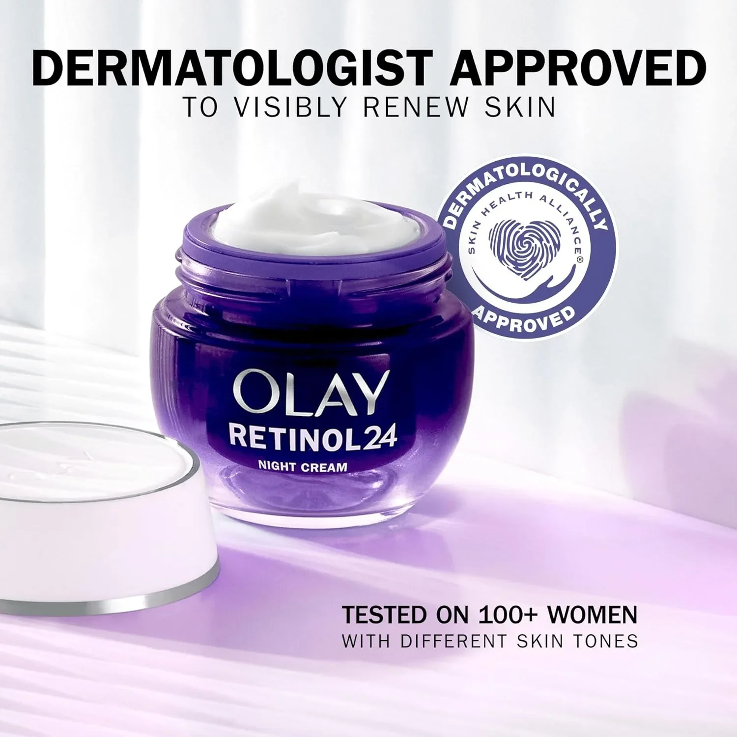 Комплект Olay Retinol 24 Night Cream 50 мл + Olay Eyes Retinol 24 Night Cream 15 мл — снимка 6