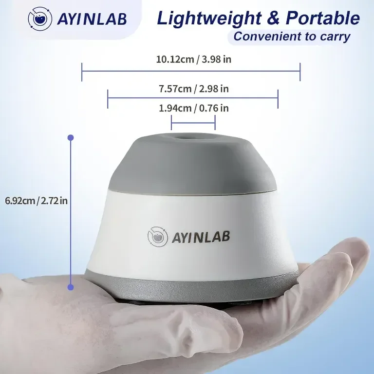 Вихров миксер AYINLAB 3000rpm, с функция за докосване, с силиконова капачка и 120 бр топчета — снимка 5