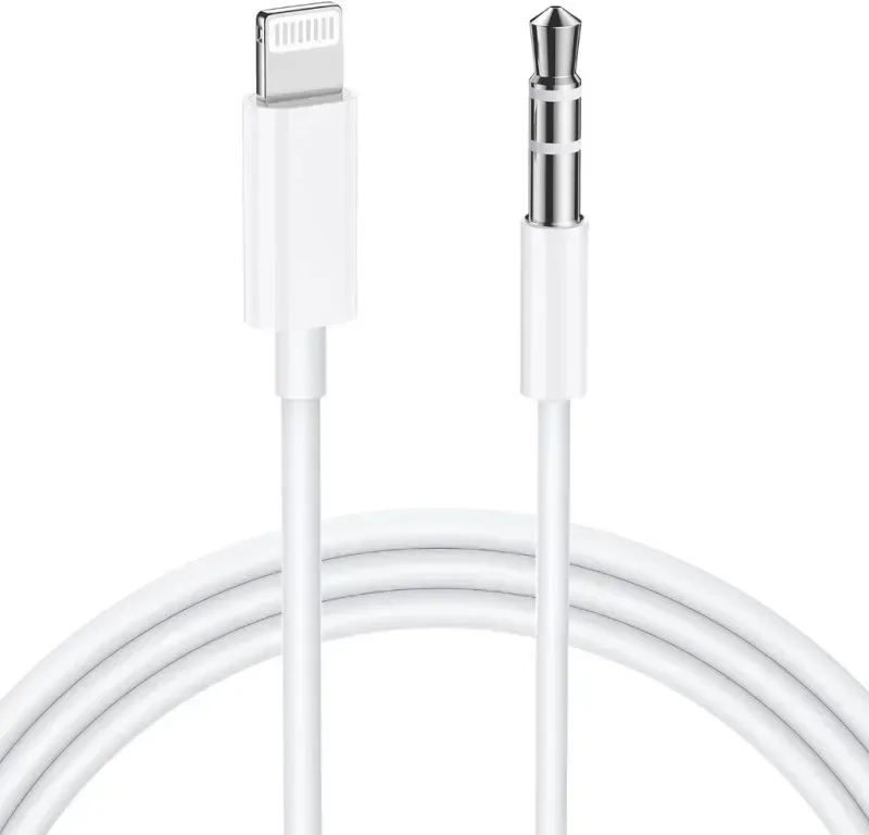 iSkey Aux кабел за iPhone, Lightning към 3.5mm Aux, 1 метър