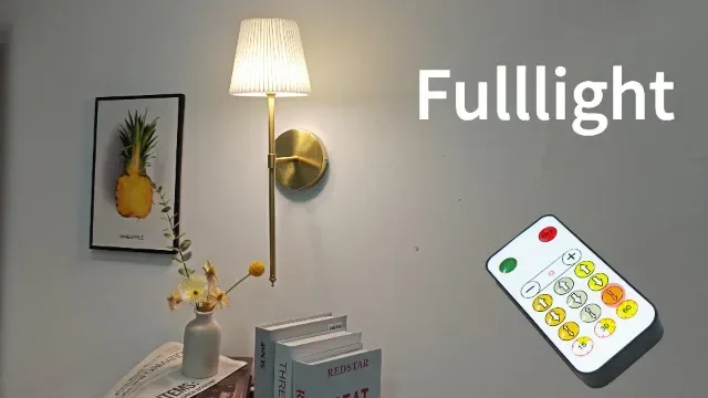 Смарт LED аплик за стена на батерия 10000 mAh с дистанционно, 3 цветни температури и димиране, 1 брой — снимка 2