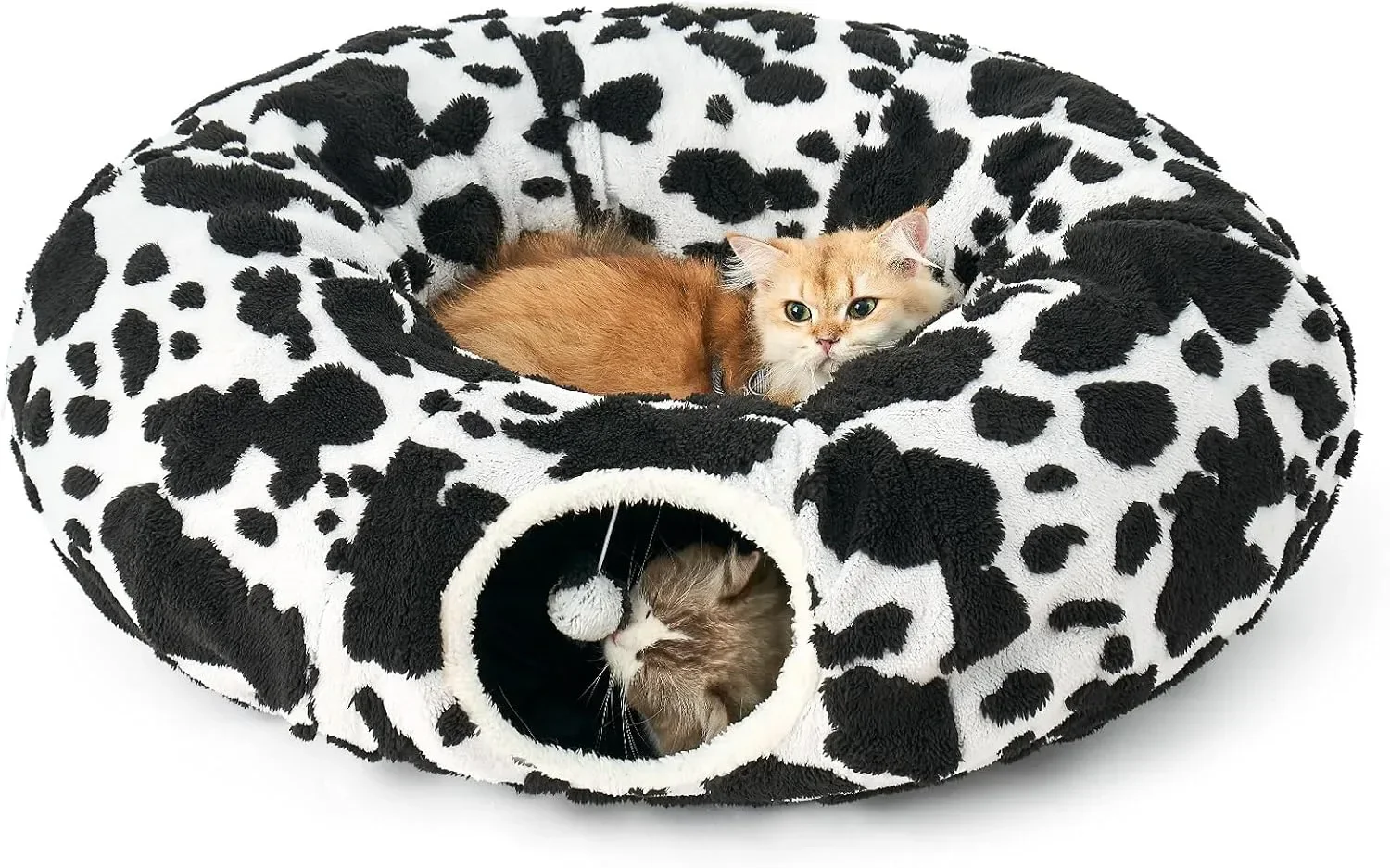 Легло тунел за котки Cozy Kiss 2-в-1 с възглавница, 85,1 см