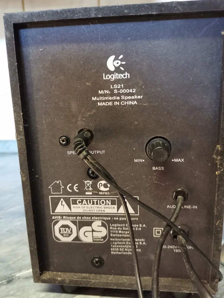 Logitech LS21 Multimedia Speaker — снимка 3