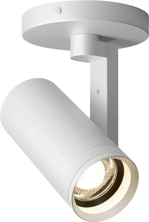 Aisilan Бял LED мащабируем таванен прожектор 12W, регулируем ъгъл на лъча 10°-55°, CRI 97, 3000K