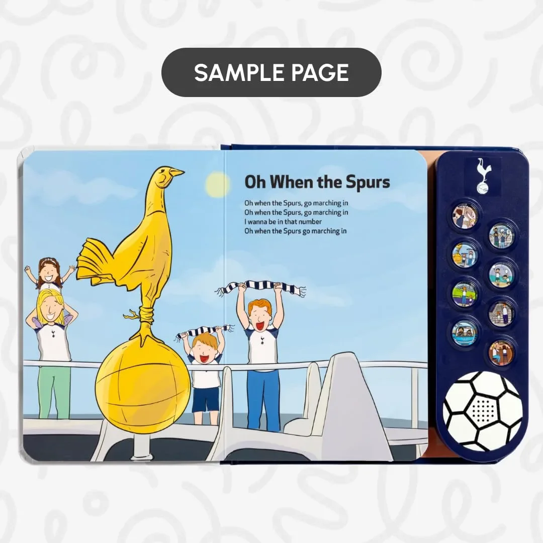 Детска футболна книжка и играчка за фенове на Tottenham Spurs (Suns to Love Spurs) — снимка 2