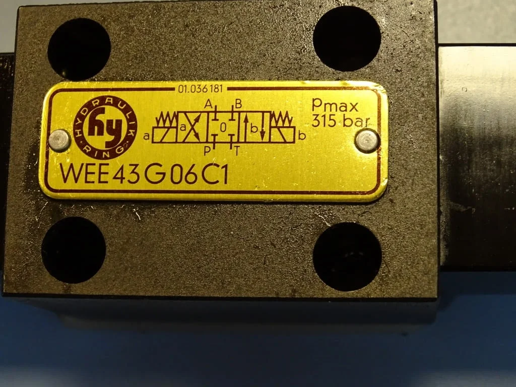 Хидравличен разпределител Hydraulik Ring WEE43G06C1 directional valve 110VAC — снимка 3