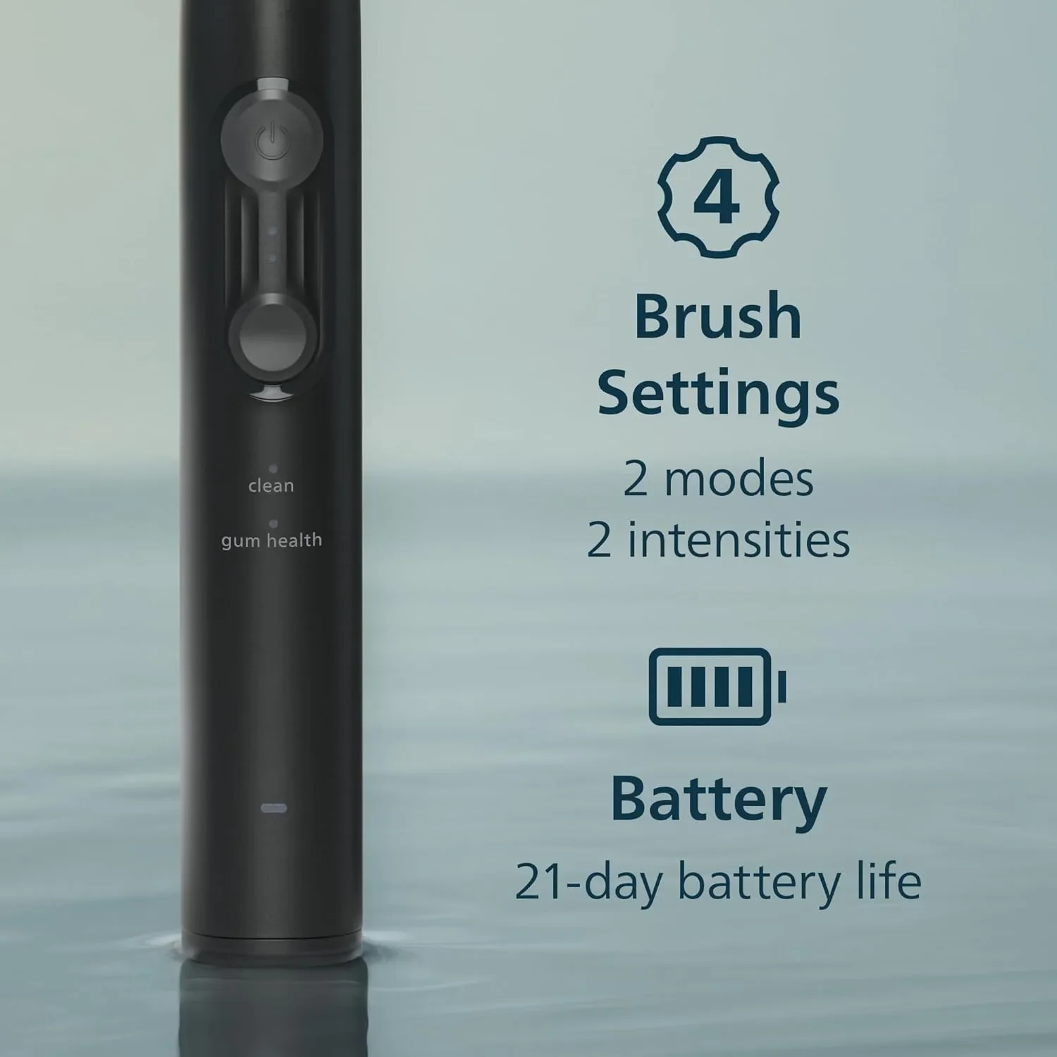 Philips Sonicare 4100 електрическа четка за зъби HX4044/52 със SmartTimer и Pressure Sensor — снимка 5