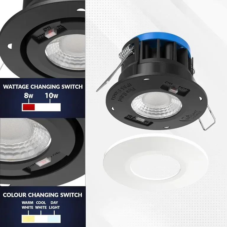 Bright Source All in One,превключваеми 8w/10w LED Downlight,пакет от 6 — снимка 4
