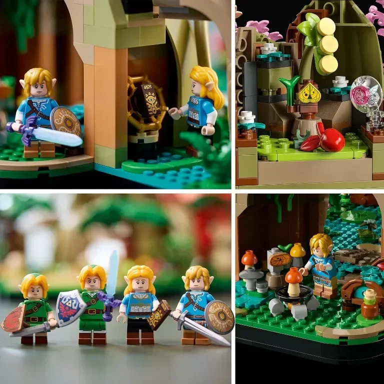 LEGO Легендата за Зелда, Страхотно дърво Деку 2 в 1, 77092, 2500 части — снимка 6