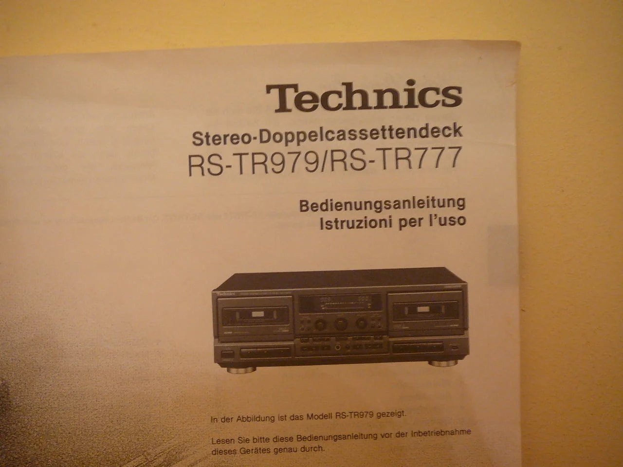 Technics rs-tr979 i tr777 — снимка 3