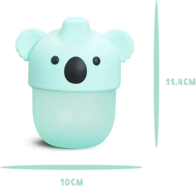 Munchkin 3D Koala Soft-Touch Spill-Proof Sippy Cup, 240 мл. BPA-Free преходна чаша за малки деца — снимка 3
