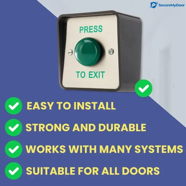 SecureMyDoor Outdoor IP65 НАТИСНЕТЕ ЗА ИЗХОД Бутон, Устойчив на атмосферни влияния — снимка 3