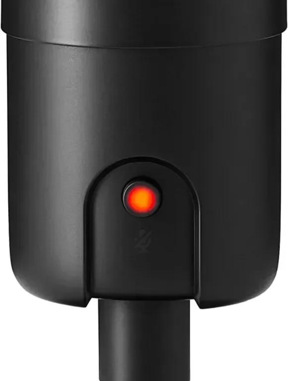 Мини USB кондензаторен кардиоиден микрофон Amazon Basics, черен — снимка 5