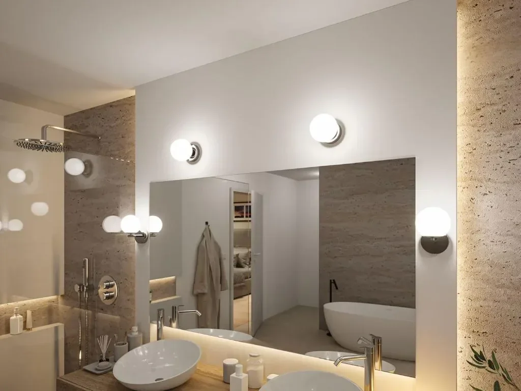 Paulmann 71067 LED стенно осветително тяло Selection Bathroom Gove IP44 3000K 400lm 230V 5W, хром — снимка 6