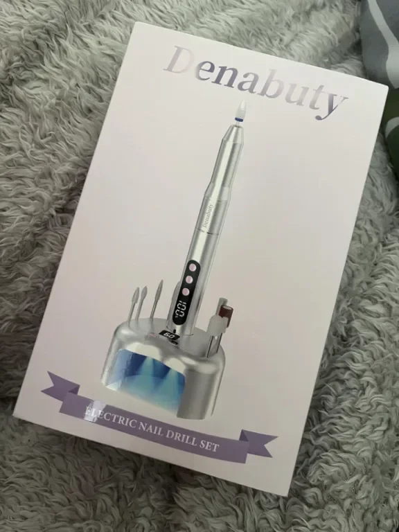 Denabuty комплект за маникюр - безжична електрическа пила и UV LED лампа, сребриста — снимка 9