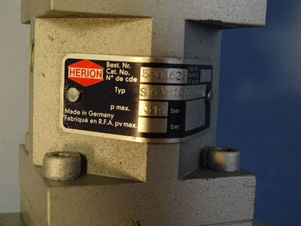 Хидравличен клапан Herion S6VH10G/Herion MRU6HVGVDC — снимка 8
