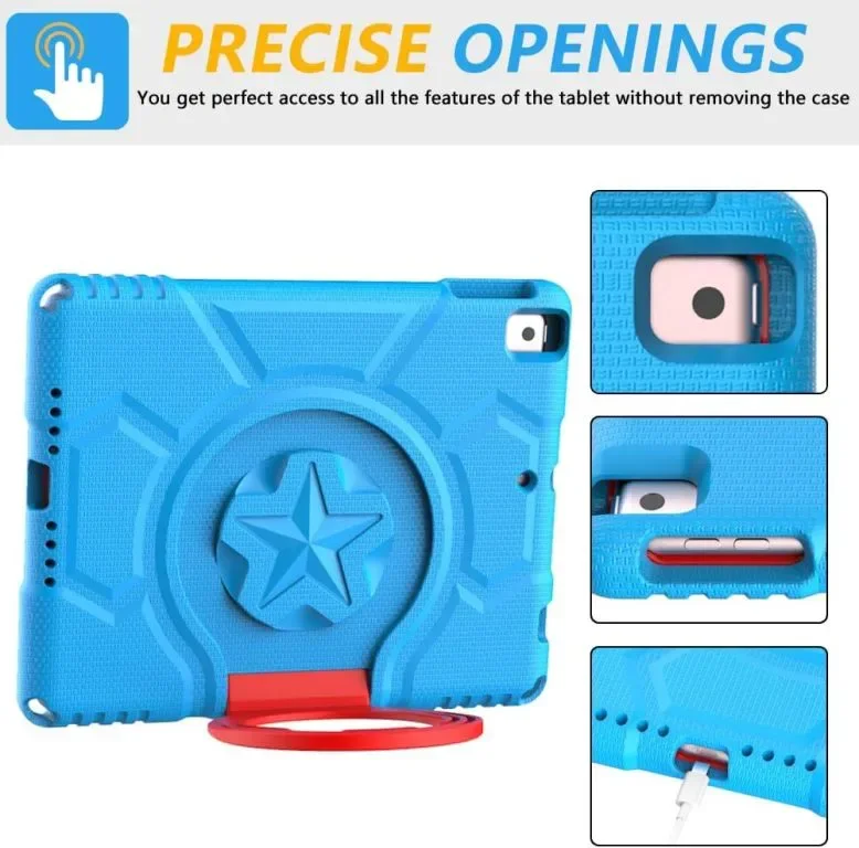 Калъф за деца TrendGate за iPad 10.2 Inch 2021/2020/2019, син — снимка 6
