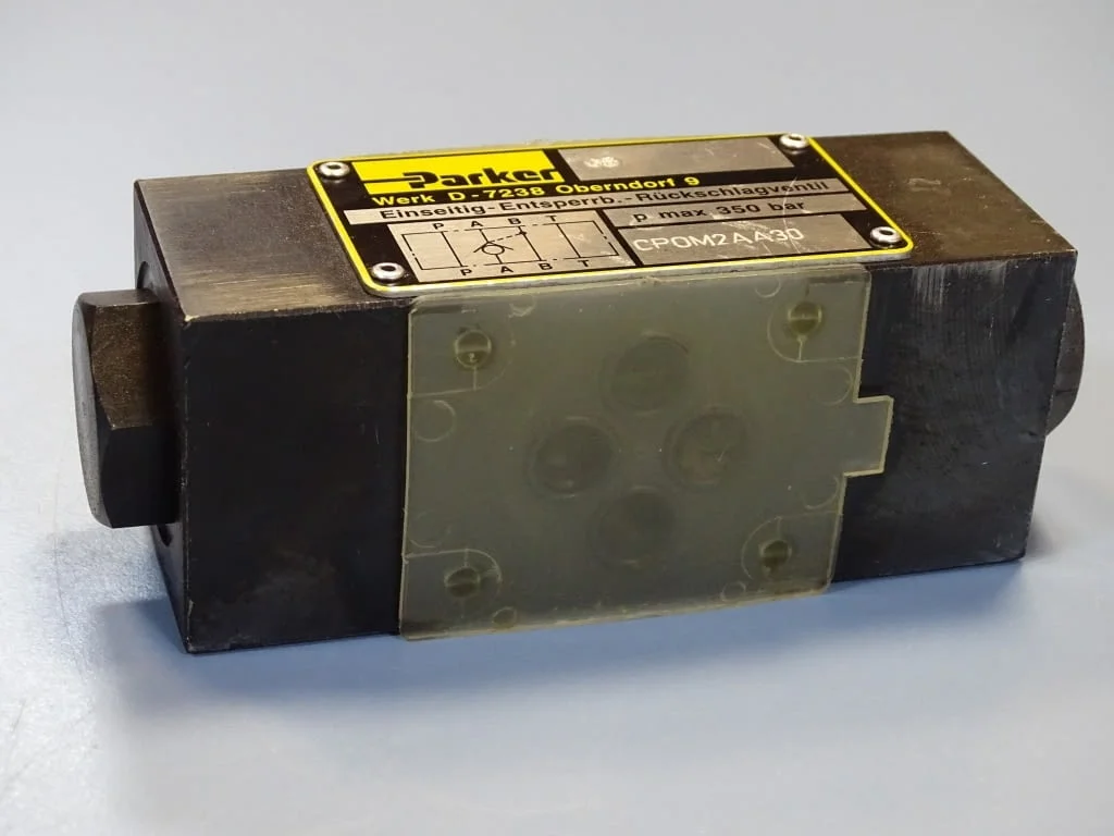 Хидравличен възвратен клапан Parker CPOM2AA30 hydraulic pilot operated check valve 350Bar — снимка 3