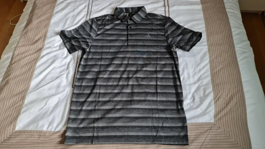 Мъжка поло тениска с двуцветни райета Adidas, XL — снимка 2