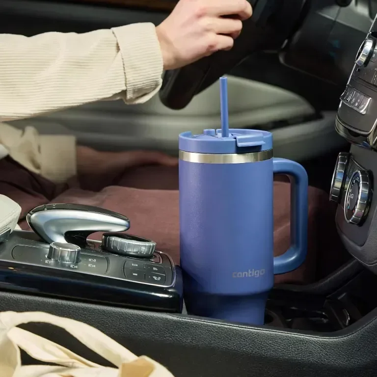 Contigo Streeterville Чаша 1200 ml с дръжка, изолирана със сламка и капак, студено за 29 часа — снимка 5