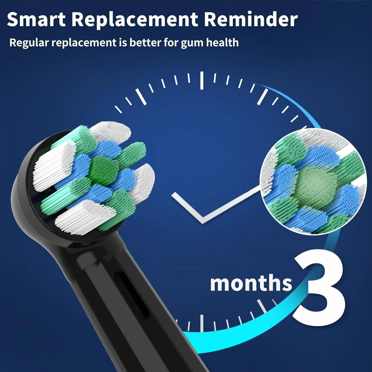 Глави за електрическа четка Oral-B iO (серии 2–10), 6 броя — снимка 6