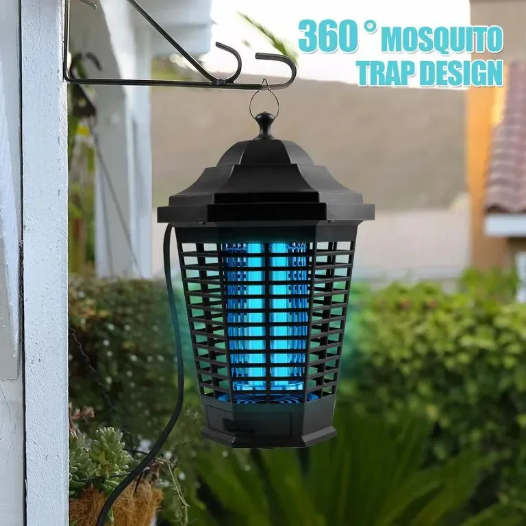 Mosquito Zapper Електрическа лампа за унищожаване на комари,13W 4200V UV лампа без токсични химикали — снимка 5
