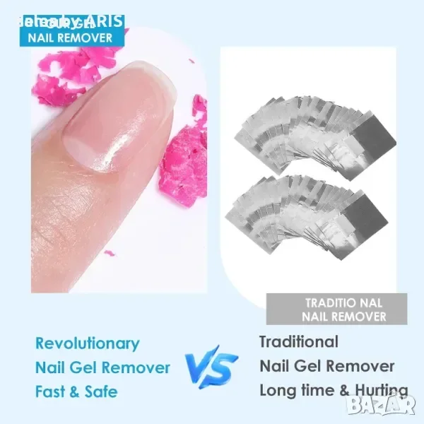 Комплект за премахване на гел лак: Nail Magic Remover + стъргалка и пила — снимка 4