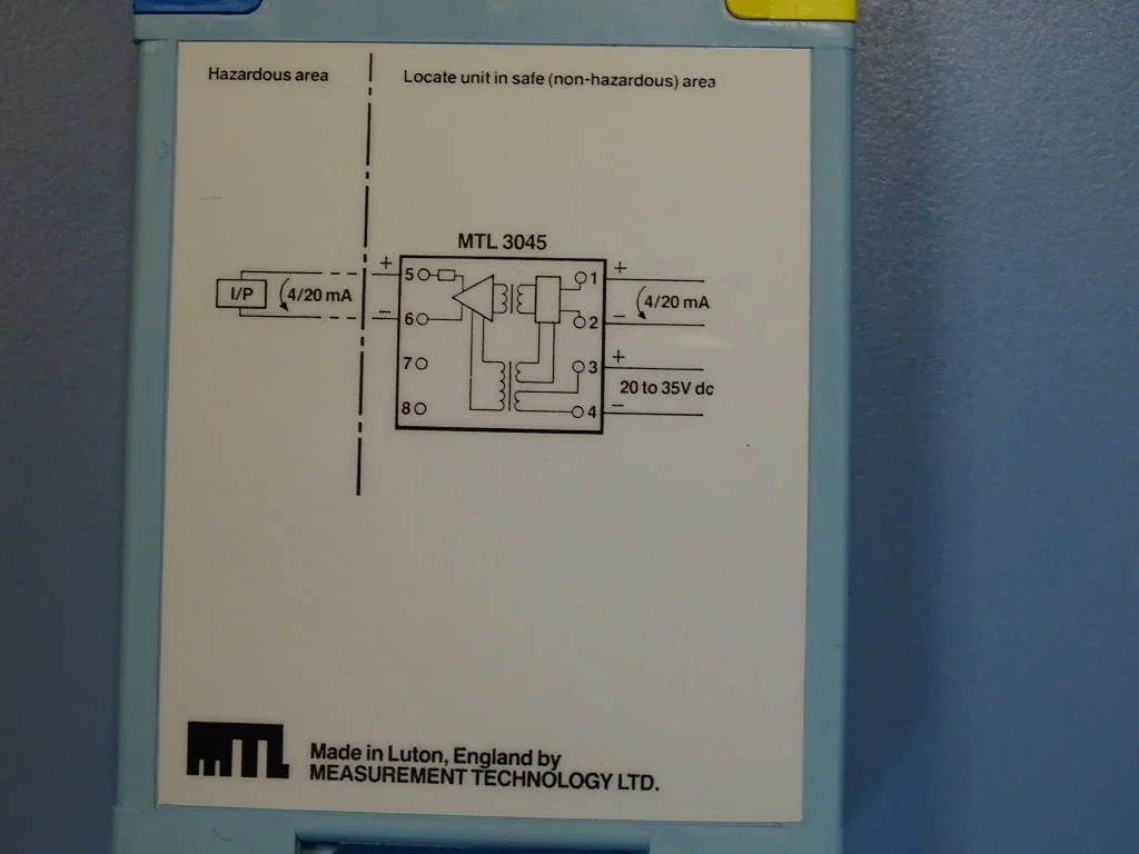 Изолационен драйвер MTL 3045 isolator driver 4/20mA MTL 3000 series 125mA — снимка 4