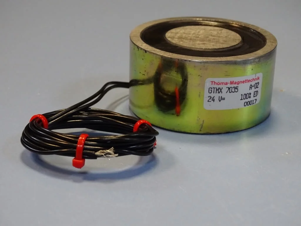 Ел. магнит Thoma-Magnettechnik GTMX 7035 electromagnet coil A-02 24VDC — снимка 5
