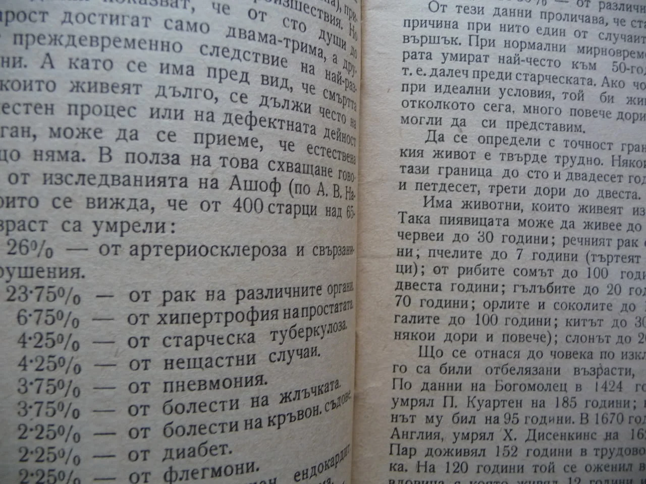 Старост и дълголетие В. Зеленодръвски границата човешкия живот подмладяване наука тайната години — снимка 2
