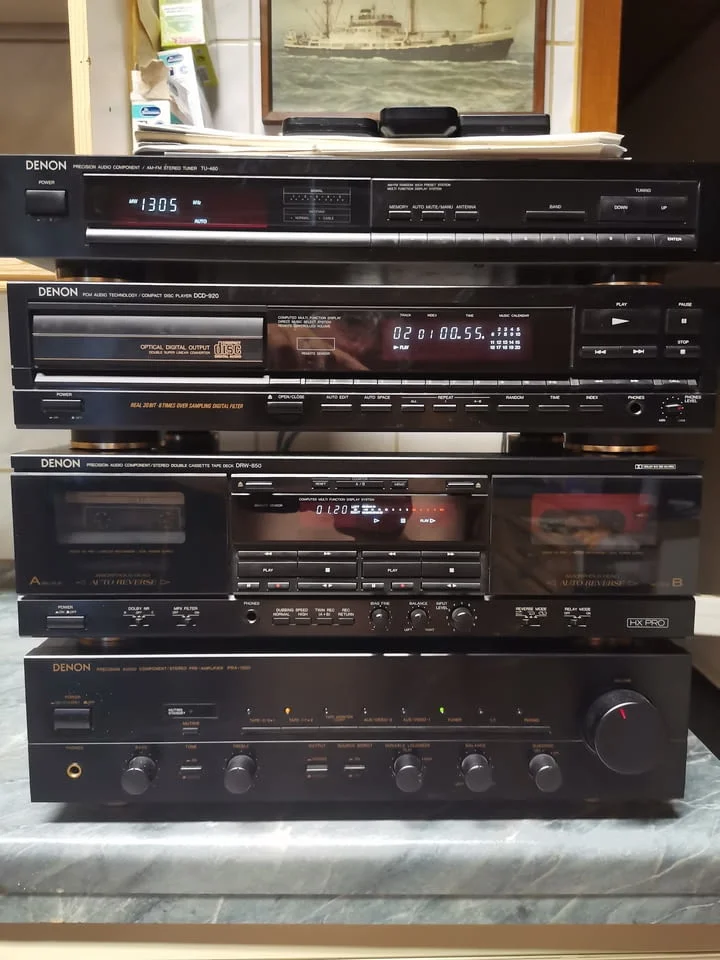 Denon pra 1500, Denon DRW-850, Denon DCD-920 , Denon TU 460
