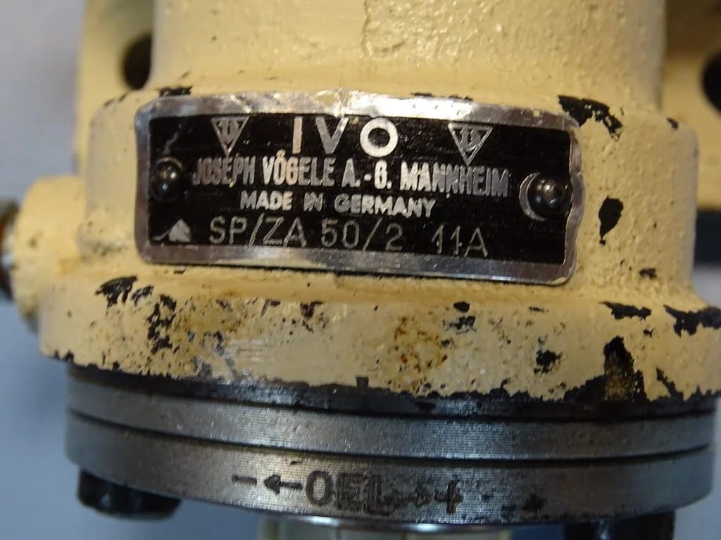 Хидравлична помпа Joseph Vobele IVO SP/ZA 50/2 11A gear pump — снимка 3