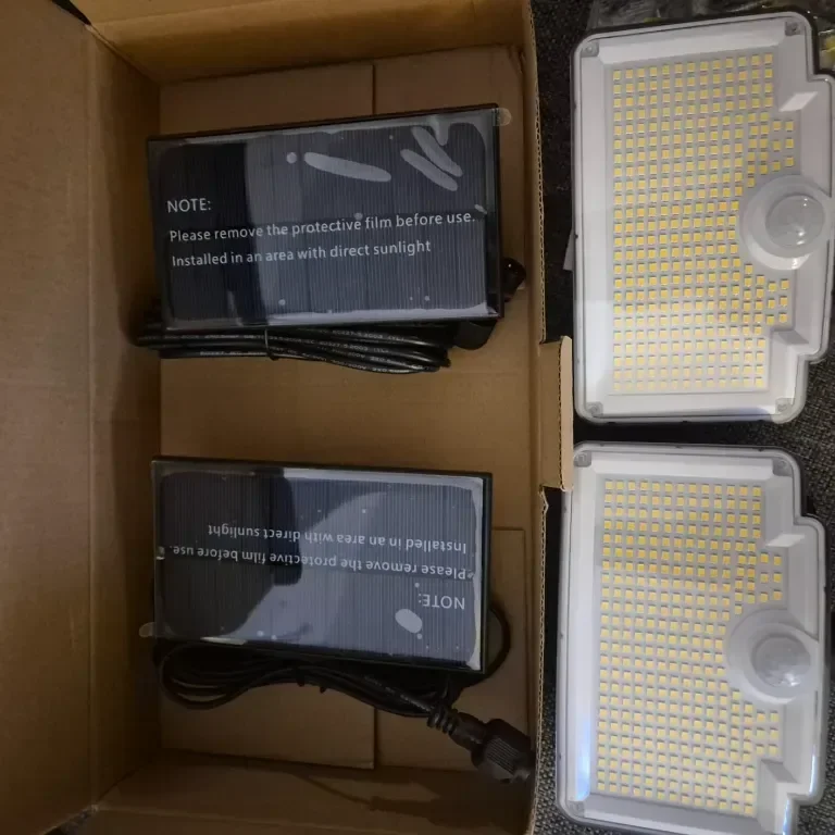 nipify 2 броя LED соларни охранителни лампи, сензор за движение, 3 режима, IP65 — снимка 8