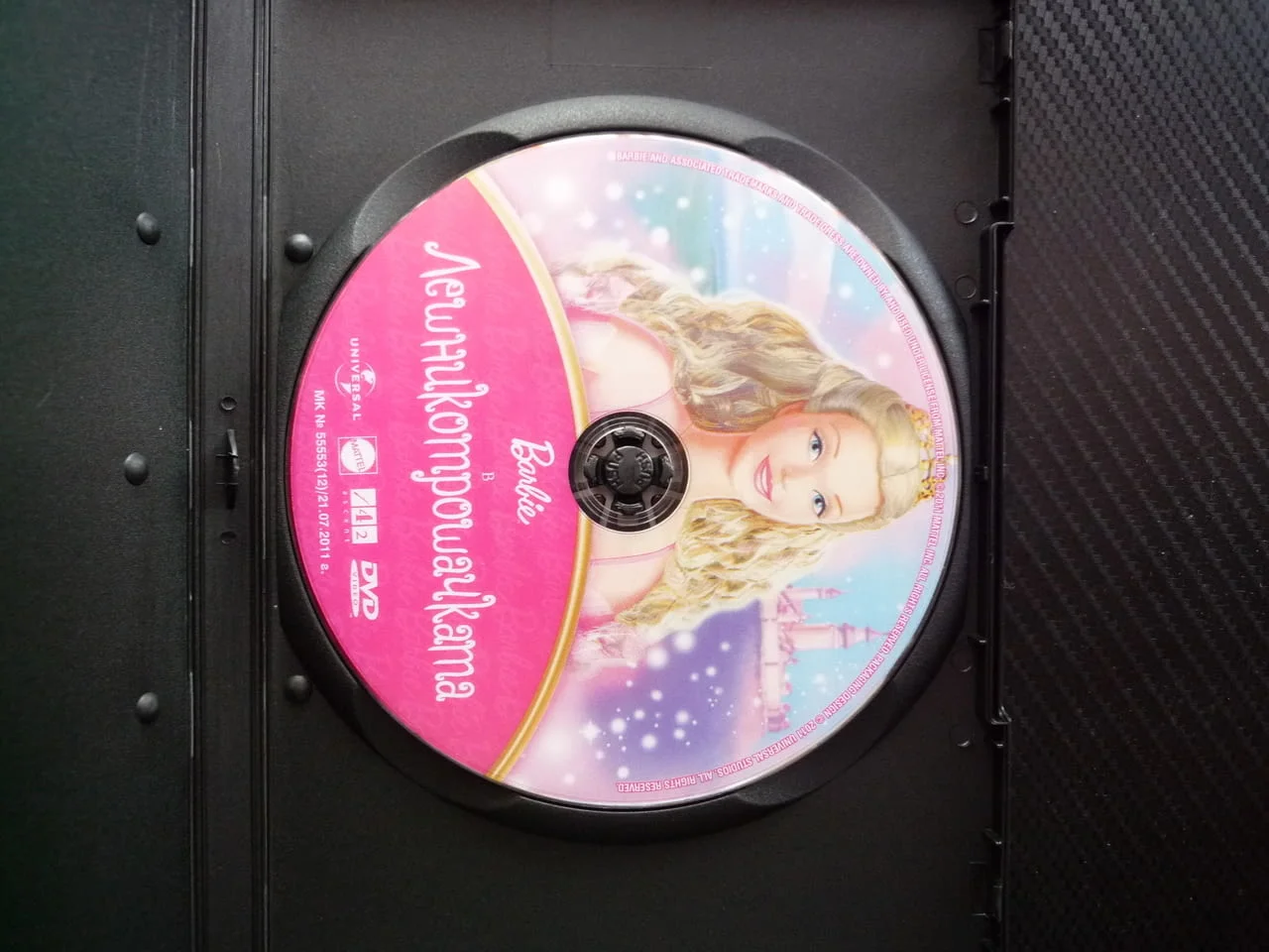 Барби в Лешникотрошачката DVD филм Barbie първи хореография балет фантастично приключение Слива прин — снимка 2