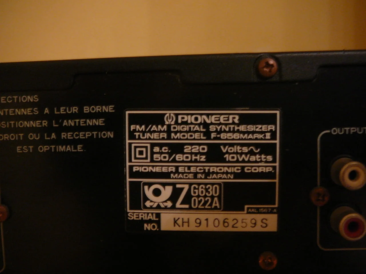 Pioneer f-656 mark ii /2 — снимка 7