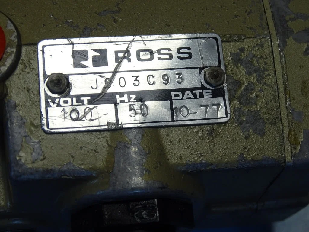 Пневматичен разпределител за преси ROSS J2776A3001 directional control valve 100V — снимка 5