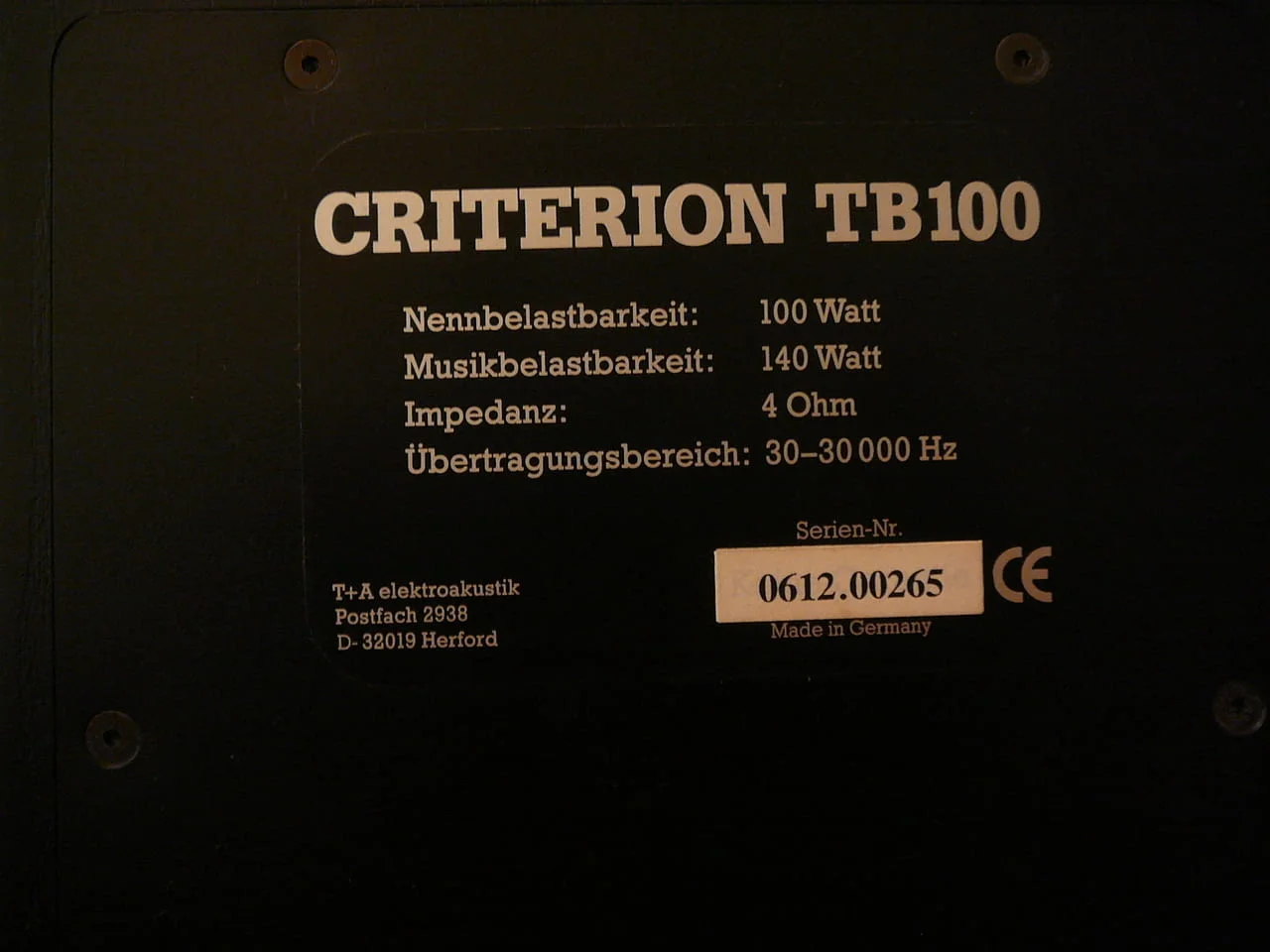 T + A criterion tb 100 — снимка 8