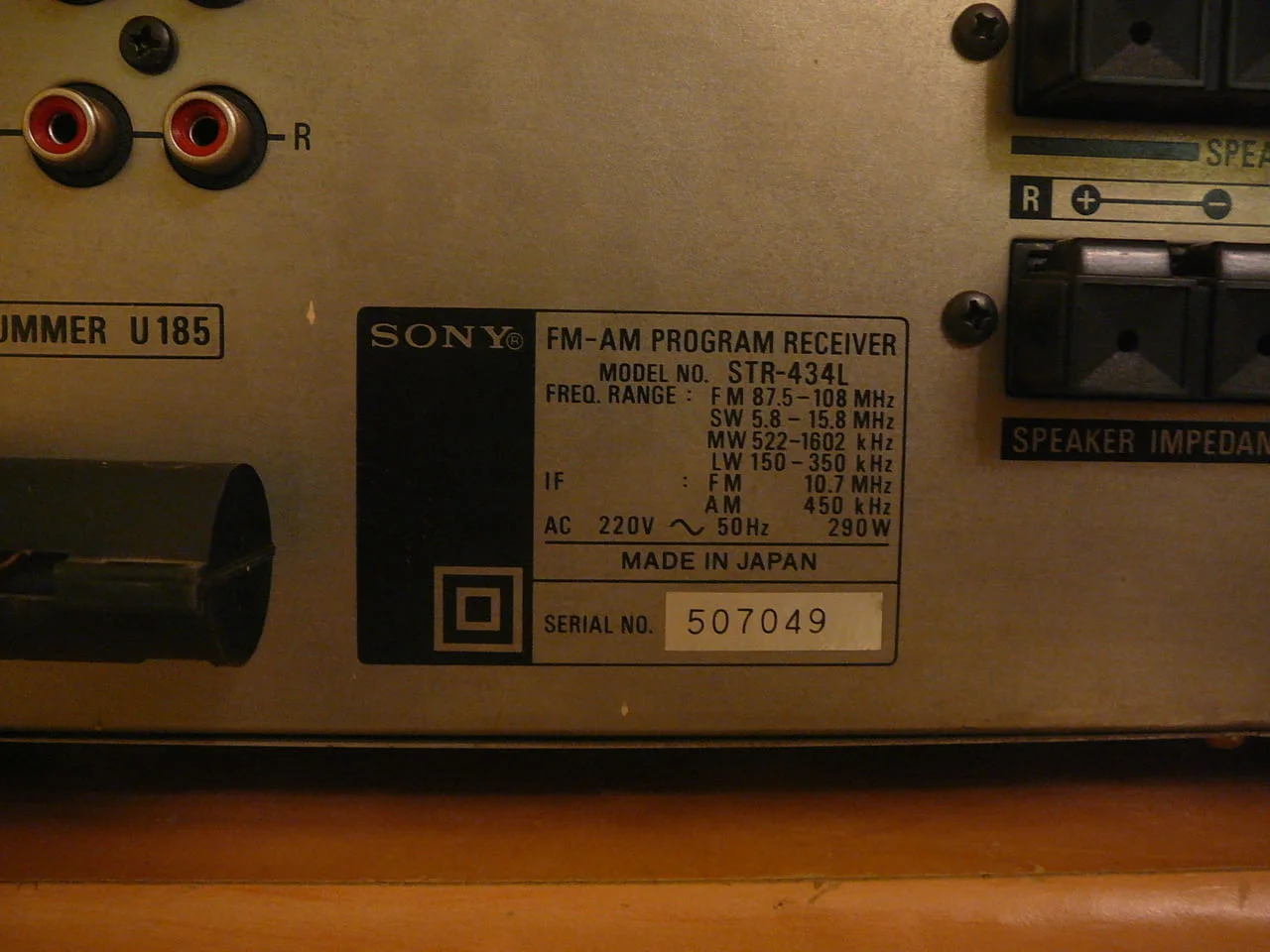 Sony str-434l — снимка 10