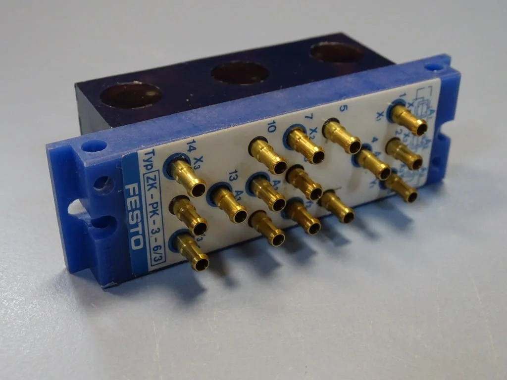 Пневматичен блок Festo ZK-PK-3-6/3 4204 Block Pneumatic Logic Valve — снимка 3
