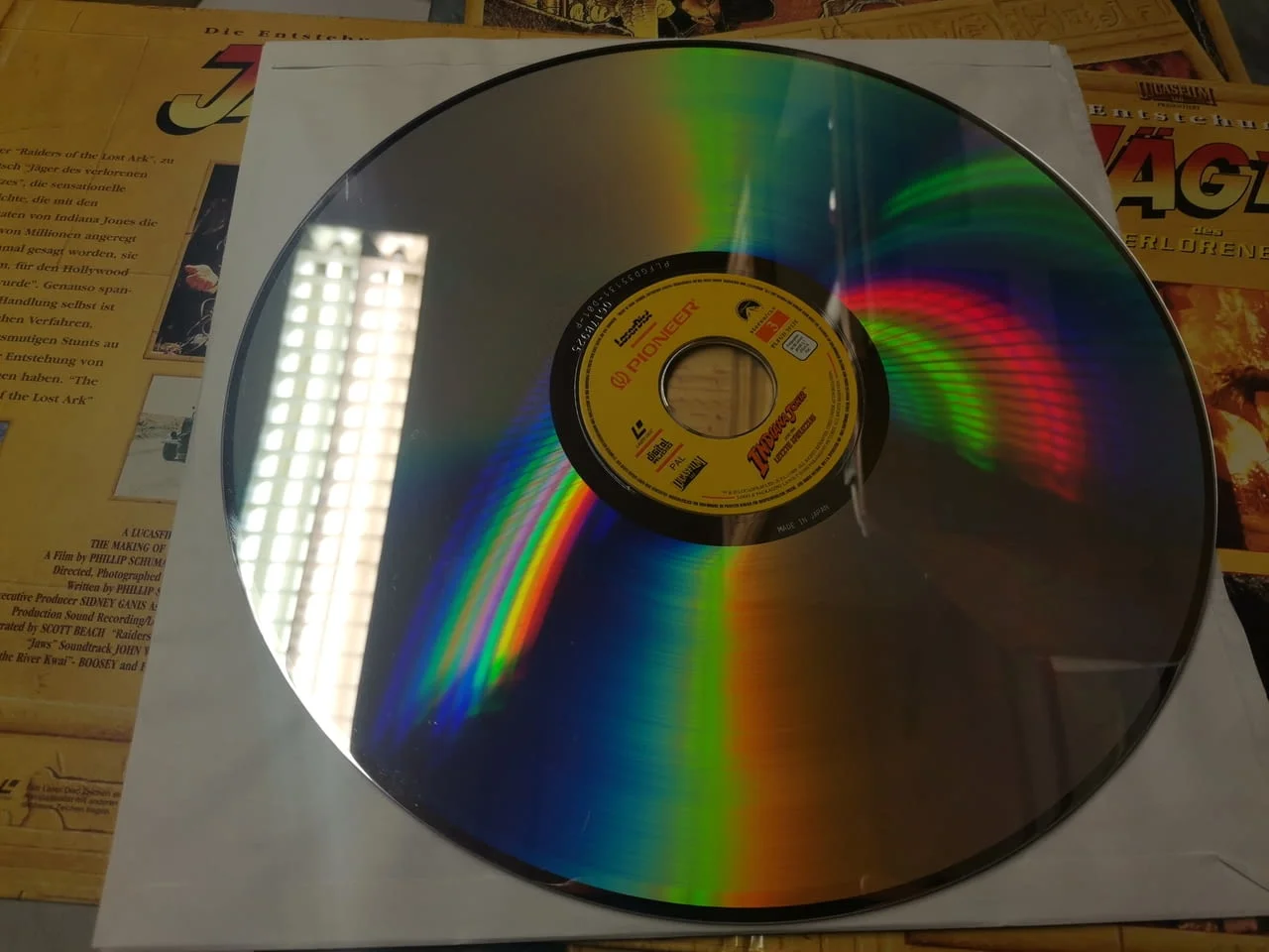 Indiana Jones Trilogie (Harrison Ford, Sean Connery) PAL Collector's Set Box Laserdisc — снимка 9